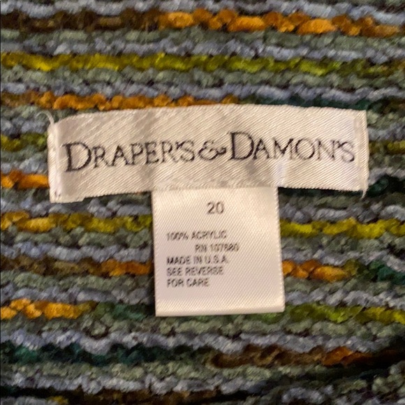 Gorgeous Multi Colored Cardigan Sweater - Picture 4 of 5